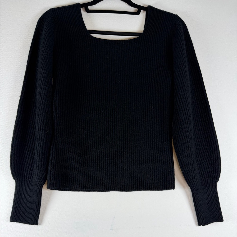 SoftWool Square-Neck Pullover Sweater S - image 4